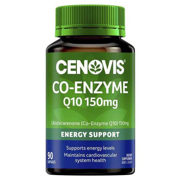 Cenovis CoEnzyme Q10 150mg CoQ10 for Energy - 90 Capsules