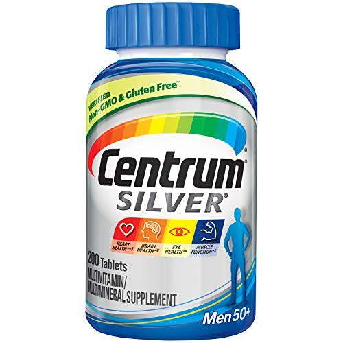 Centrum Silver Men Multivitamin Multimineral Vitamin D3, Age 50+ 200