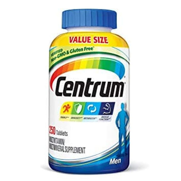 Centrum Men (250 Count) Multivitamin Multimineral Supplement Tablet