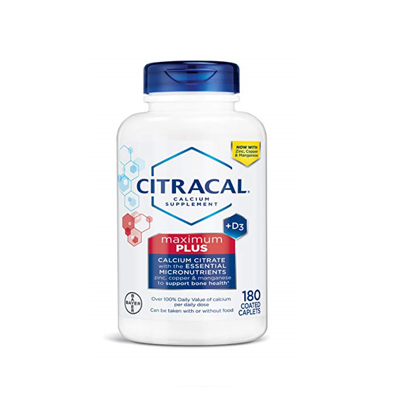 Citracal Calcium Supplement + D3 Maxium Plus 180 Tablet