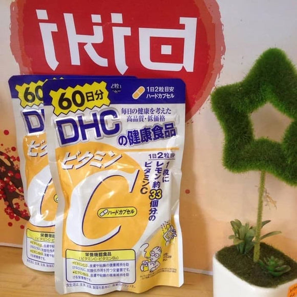 DHC Vitamin C Plus Vit B2 60 Days 120 Tablet JAPAN 3 Bulan Stock