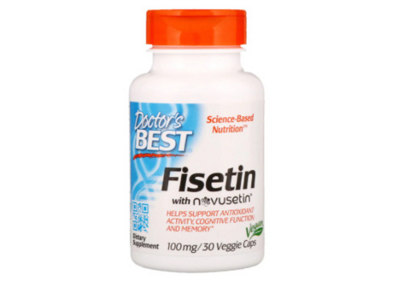 Doctor's Best Fisetin featuring Novusetin 10mg 30 Veggie Caps