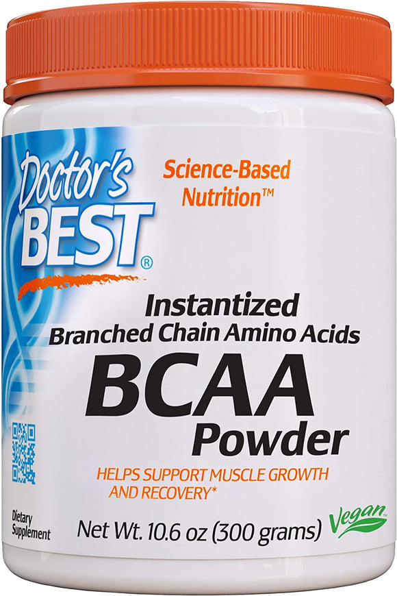Doctor's Best, Instantized BCAA Powder, 10.6 oz (300 g)