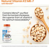Doctor's Best, MK-7, Featuring MenaQ7 Natural Vitamin K2, 100 mcg, 60