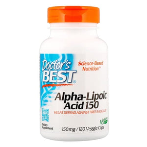 Doctor's Best, Best Alpha Lipoic Acid, 150 mg, 120 Capsules Vegetarian