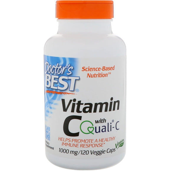 Doctor's Best, Vitamin C, Featuring Quali-C, 1000 mg, 120 Veggie Caps