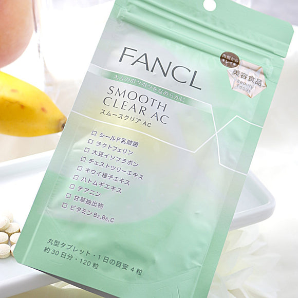 FANCL Smooth Clear AC 120 Tablet Japan Beautiful Skin