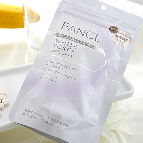 FANCL White Force 221mg 180 Tb Whitening Clear Skin Vitamin C Niacin