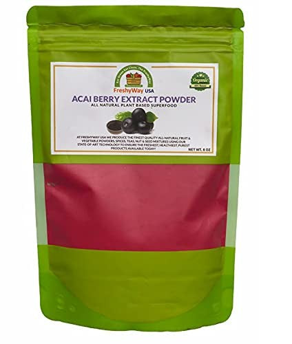FRESHYWAY USA Organic Acai Berry Extract Powder 3.5 oz