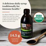 GAIA HERB Immune Support Black Elderberry Syrup, 5.4 fl.oz (160 ml)