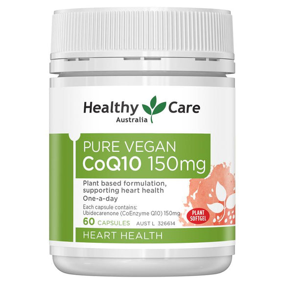 Healthy Care Pure Vegan CoQ10 150mg 60 Capsules