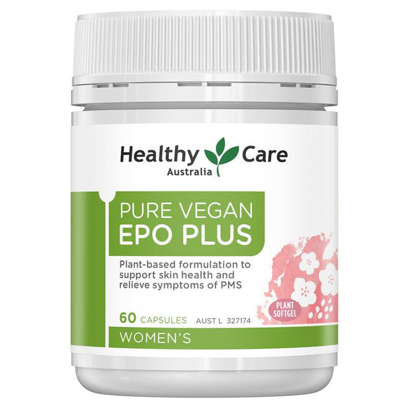 Healthy Care Pure Vegan EPO 60 Capsules