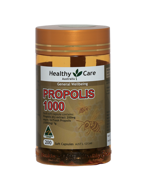 Healthy Care Propolis 1000, 200 Capsules