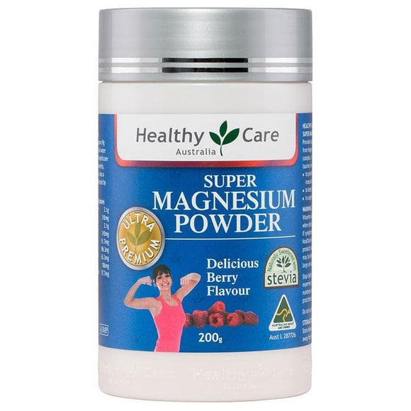 Healthy Care Super Magnesium Powder, 200g