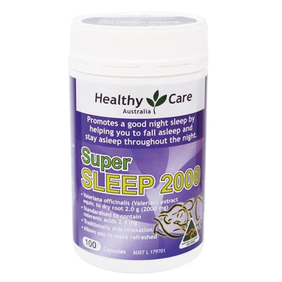 Healthy Care Super Sleep 2000, 100 Capsules
