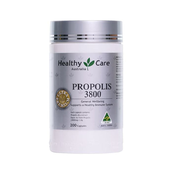 Healthy Care Ultra Premium Propolis 3800, 200 Capsules