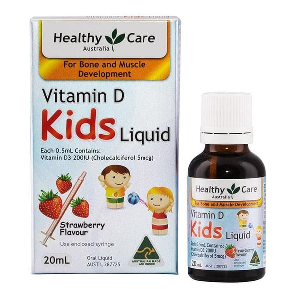 Healthy Care Vitamin D Kids Liquid, 20ml
