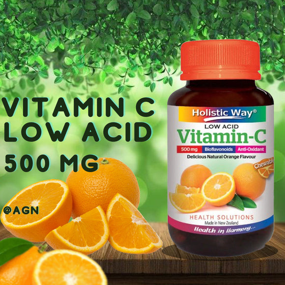 Holistic Way Chewable Vitamin C 500mg 50's