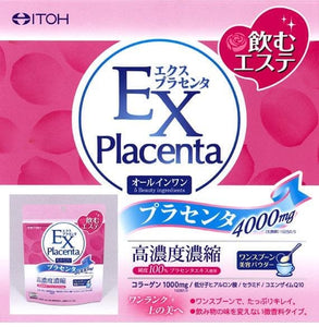 ITOH EX Placenta 4000mg 90gram JAPAN hyaluronic acid, collagen, Beauty