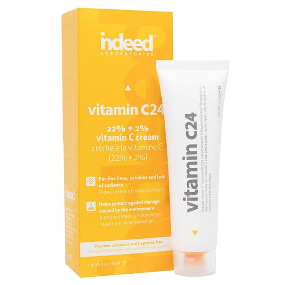 Indeed Laboratories 2x Labs C24 Vitamin C Cream 1oz 30 Ml