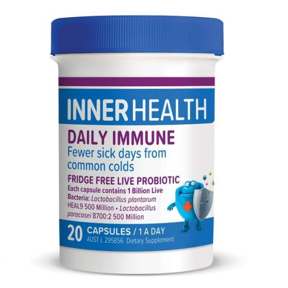 Inner Health Daily Immune Fridge Free 20 Capsules