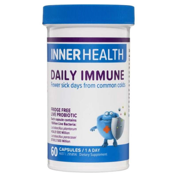 Inner Health Daily Immune Fridge Free 60 Capsules