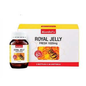 Kordels Royal Jelly Fresh Softgels (1020mg x 3 x 30's)
