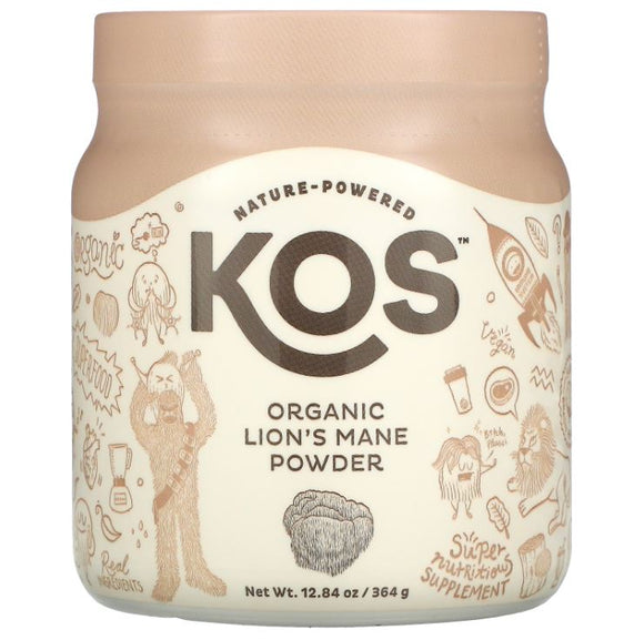KOS, Organic Lion's Mane Powder, 12.84 oz (364 g)