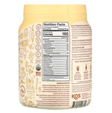 KOS, Organic Plant Protein, Vanilla, 1.2 lb (555 g)