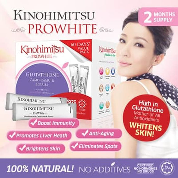 Kinohimitsu ProWhite 60 Sachet Brightening Skin, Liver Health Healthy