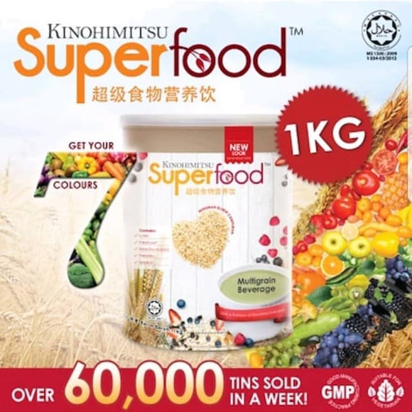 Kinohimitsu Superfood 1 Kg Multigrain Beverage HALAL Cegah Kolesterol