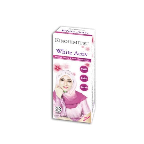 Kinohimitsu White Active Collagen Whitening 5.5gx3 Sachet Halal