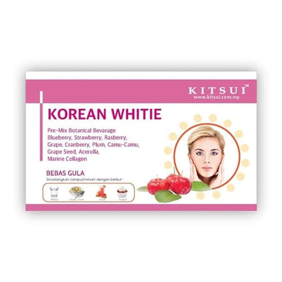 Kitsui Korean White 17 Sachet x 5g Pemutih Kulit Marine Collagen