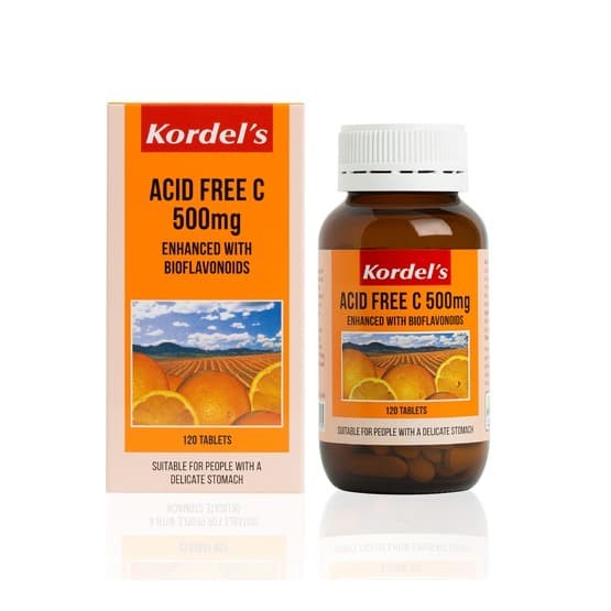 Kordels Acid Free C 500mg 120 Tablets