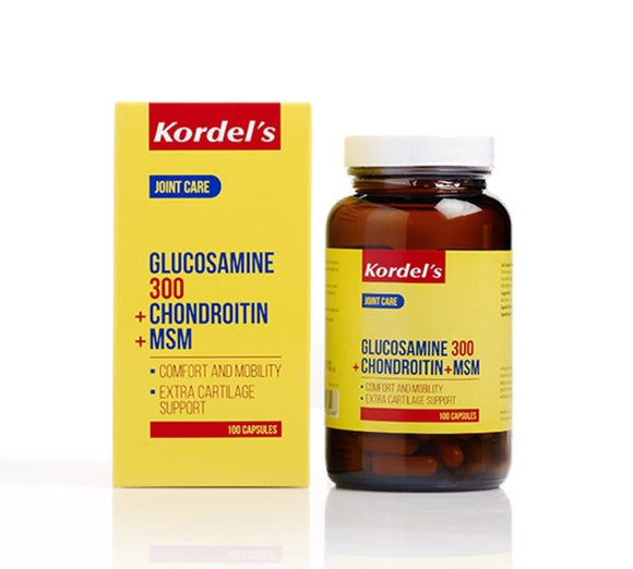 Kordels Glucosamine 300 Plus Chondroitin Plus MSM 100X2 Tablets