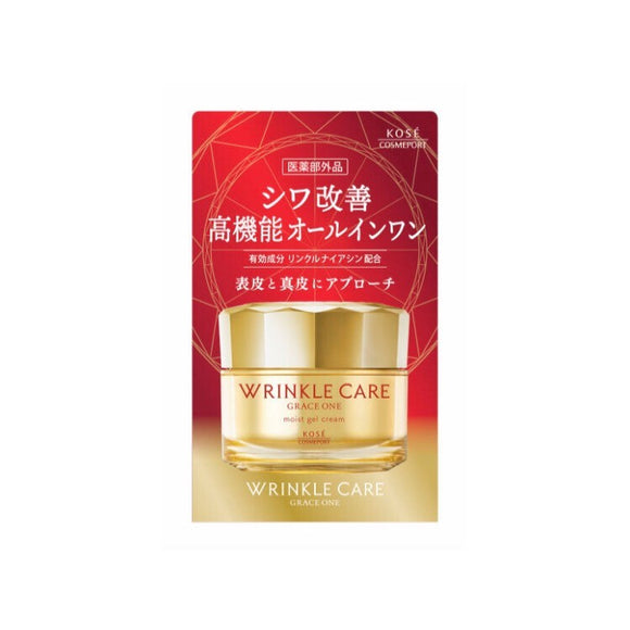Kose Wrinkle Care Grace One Moist Gel Cream All in One 100g Original Jepang