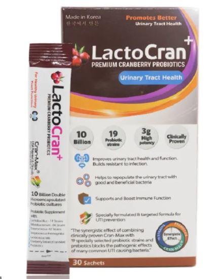 LACTOCRAN Premium Cranberry Probiotics 30s