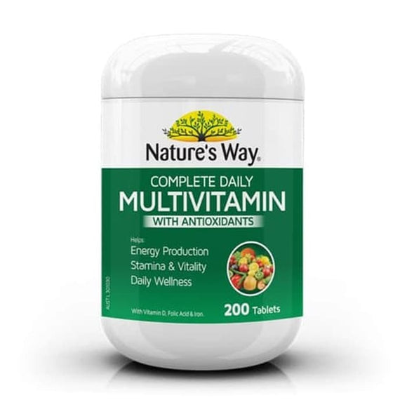 NATURE'S WAY COMPLETE DAILY MULTIVITAMIN 200S ANTIOXIDANTS