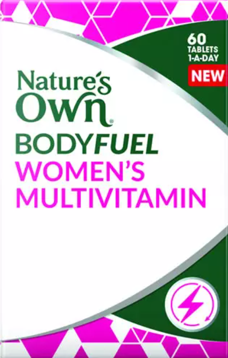 Nature's Own Bodyfuel Women's Multi - Multivitamin for Energy - 60 Tablets