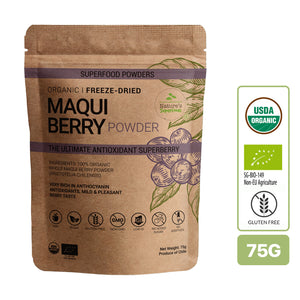 Nature's Superfoods Organic Maqui Berry Powder (Freeze-Dried)