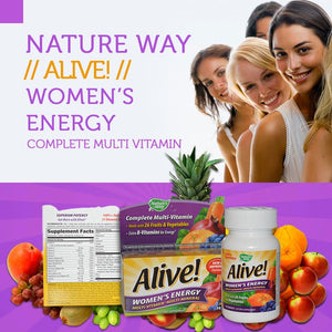 Nature's Way Alive Women's Energy Multivitamin Multimineral 50 Tabs