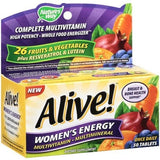 Nature's Way Alive Women's Energy Multivitamin Multimineral 50 Tabs