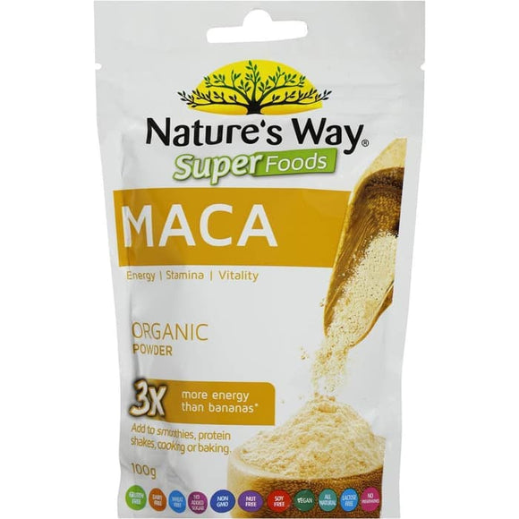 Nature's Way Superfoods Maca Organic Powder 100g