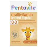 Pentavite Multivitamin infant liquid 0-3 Years 30 ml Pineapple Flavour