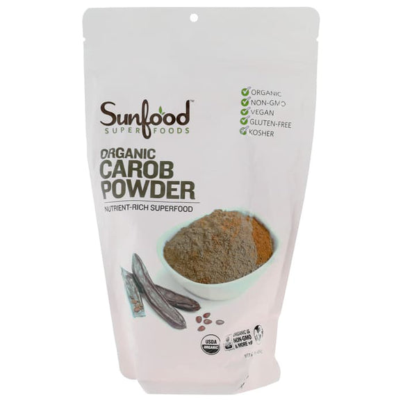 Sunfood, Organic Carob Powder, 1 lb (454 g)