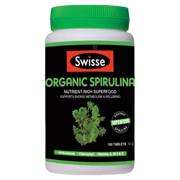 Swisse Organic Spirulina 100 Tablets