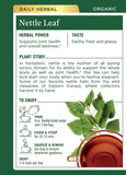 Traditional Medicinals, Herbal Teas, Organic Nettle Leaf Herbal Tea, N