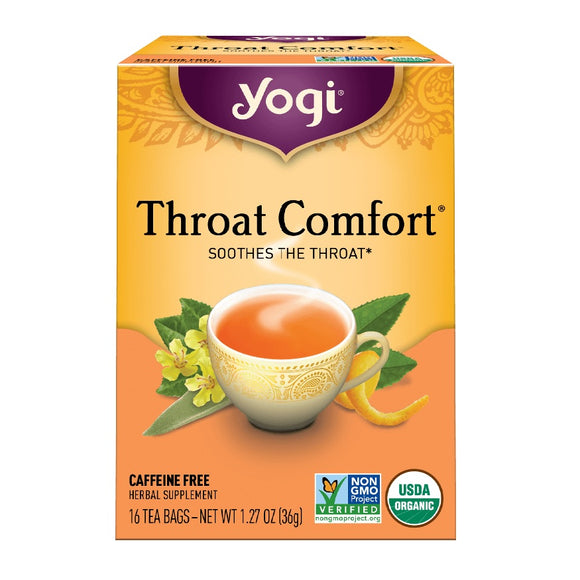 Yogi Tea Organic Throat Comfort, 16 Tea Bags