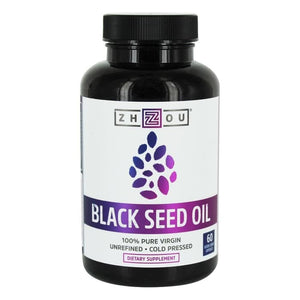 Zhou Nutrition, Black Seed Oil, 60 Vegetarian Capsules