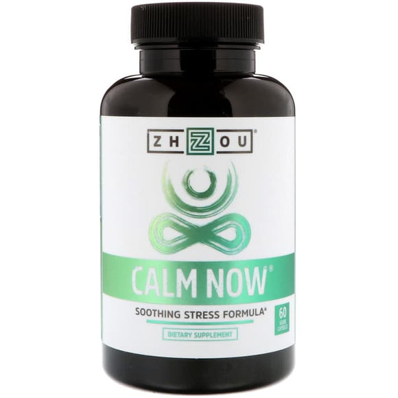 Zhou Nutrition, Calm Now, Soothing Stress Formula, 60 Veggie Capsules